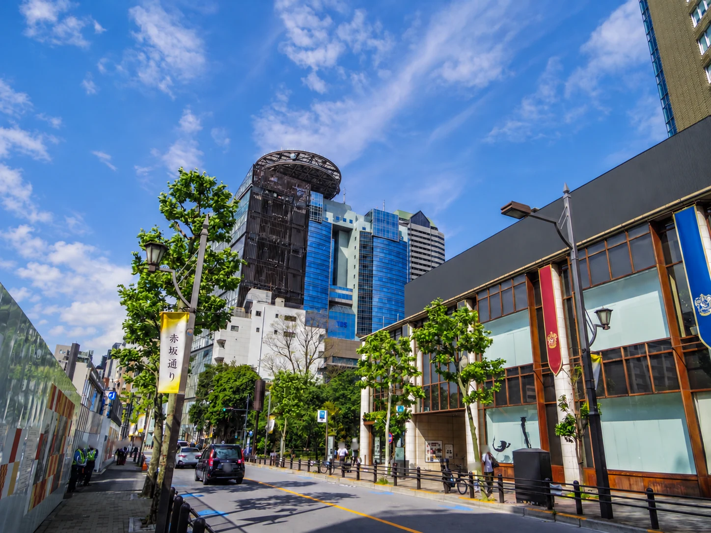 赤坂の街並み。物件現地からの眺望ではありません。